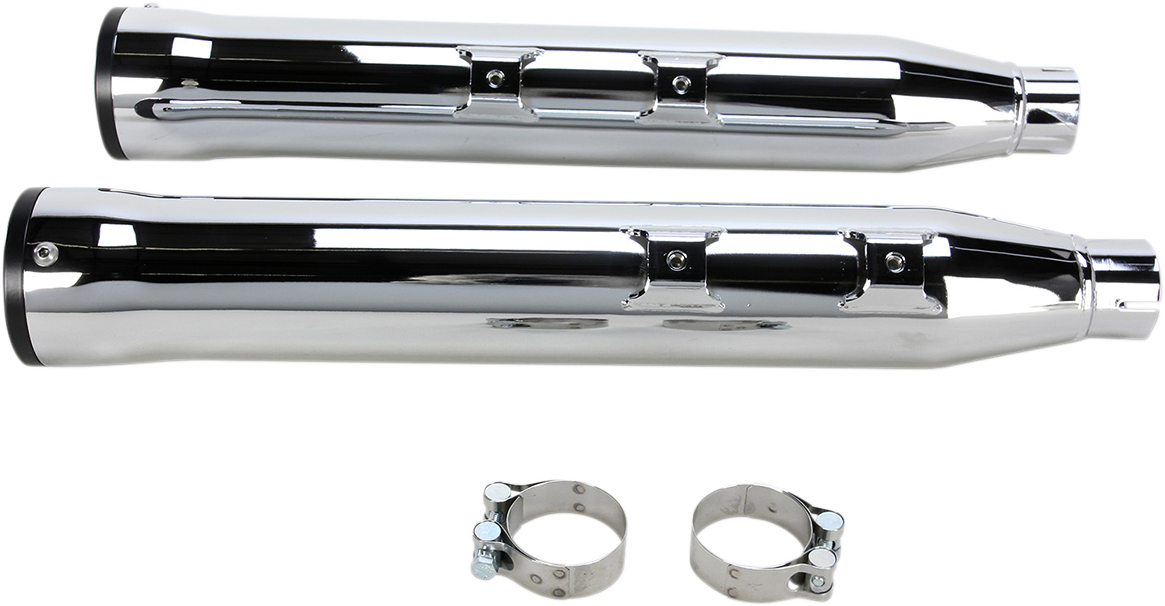 3" RPT Mufflers - Chrome - 1801-0713