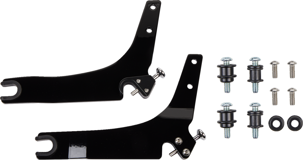 Backrest Kit - 14" - Chrome - Softail - 1501-0577