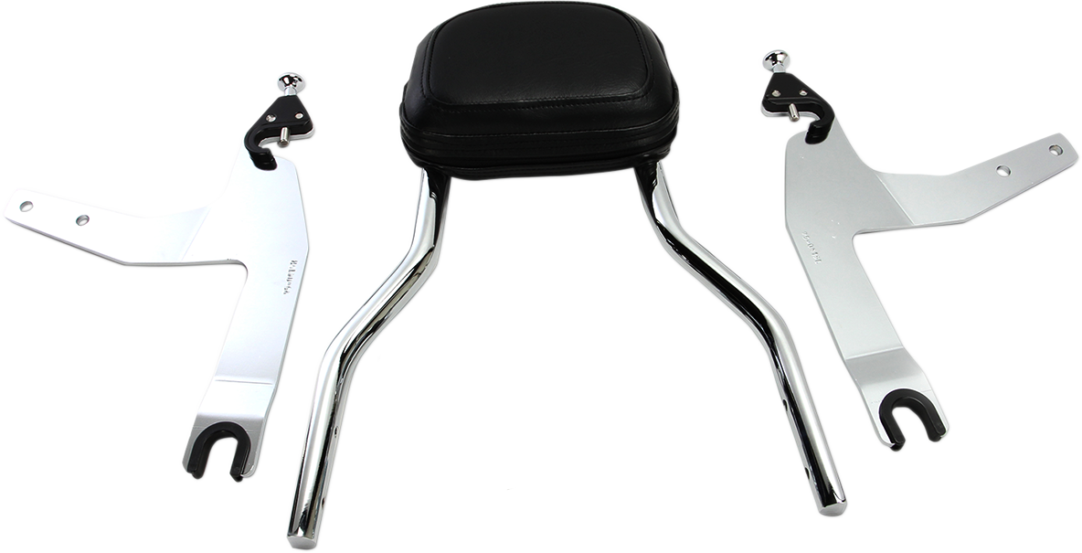 Backrest Kit - 14" - Chrome - Softail