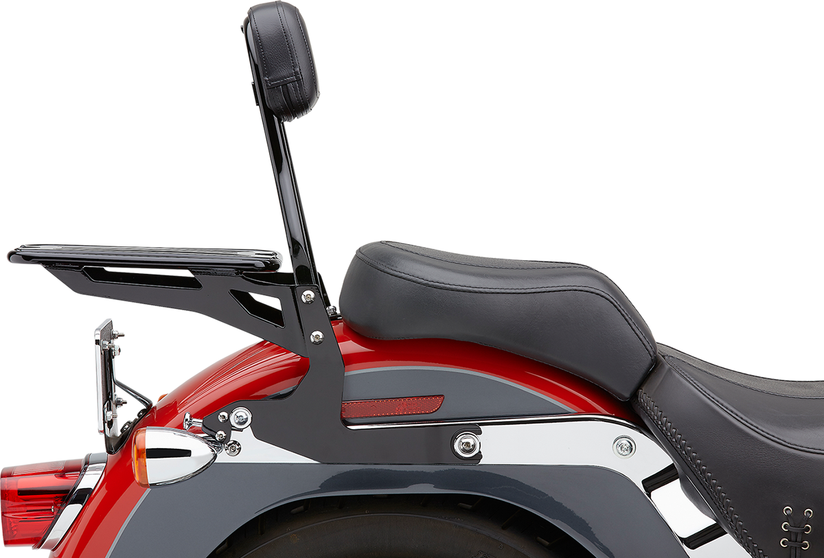 Backrest Kit - 14" - Black - Softail - 1501-0556