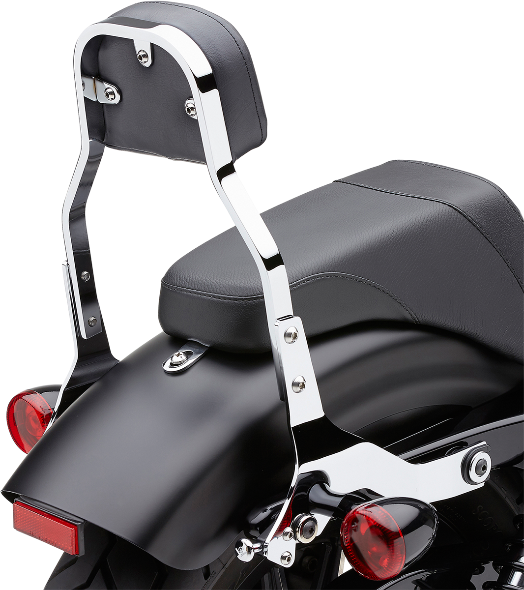 Backrest Kit - 11" - Chrome - Dyna