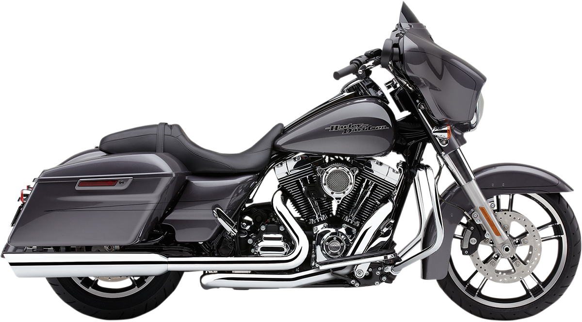 909 4" Mufflers - Chrome - '95-'16 Bagger