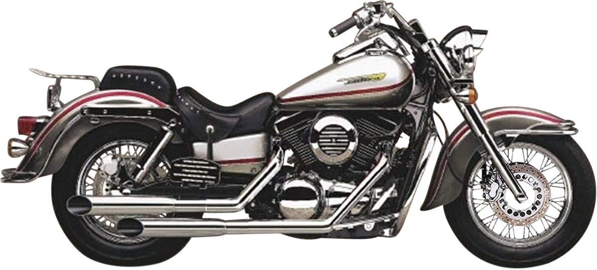 Classic Deluxe Exhaust - Chrome - VN1500