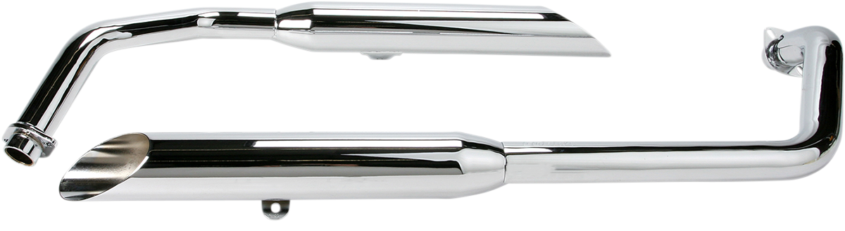 Classic Slashcut Exhaust - Chrome - Shadow Spirit