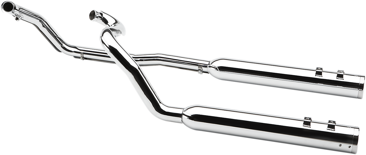 True Dual Headpipes - Chrome - '07-'08 FL
