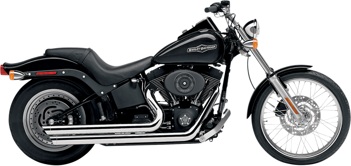 Speedster Slashdown Exhaust - Chrome - '86-'06 Softail