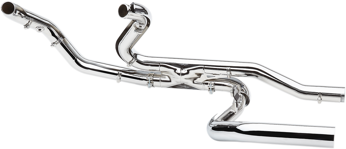 Powerport Trike Dual Headpipes - Chrome