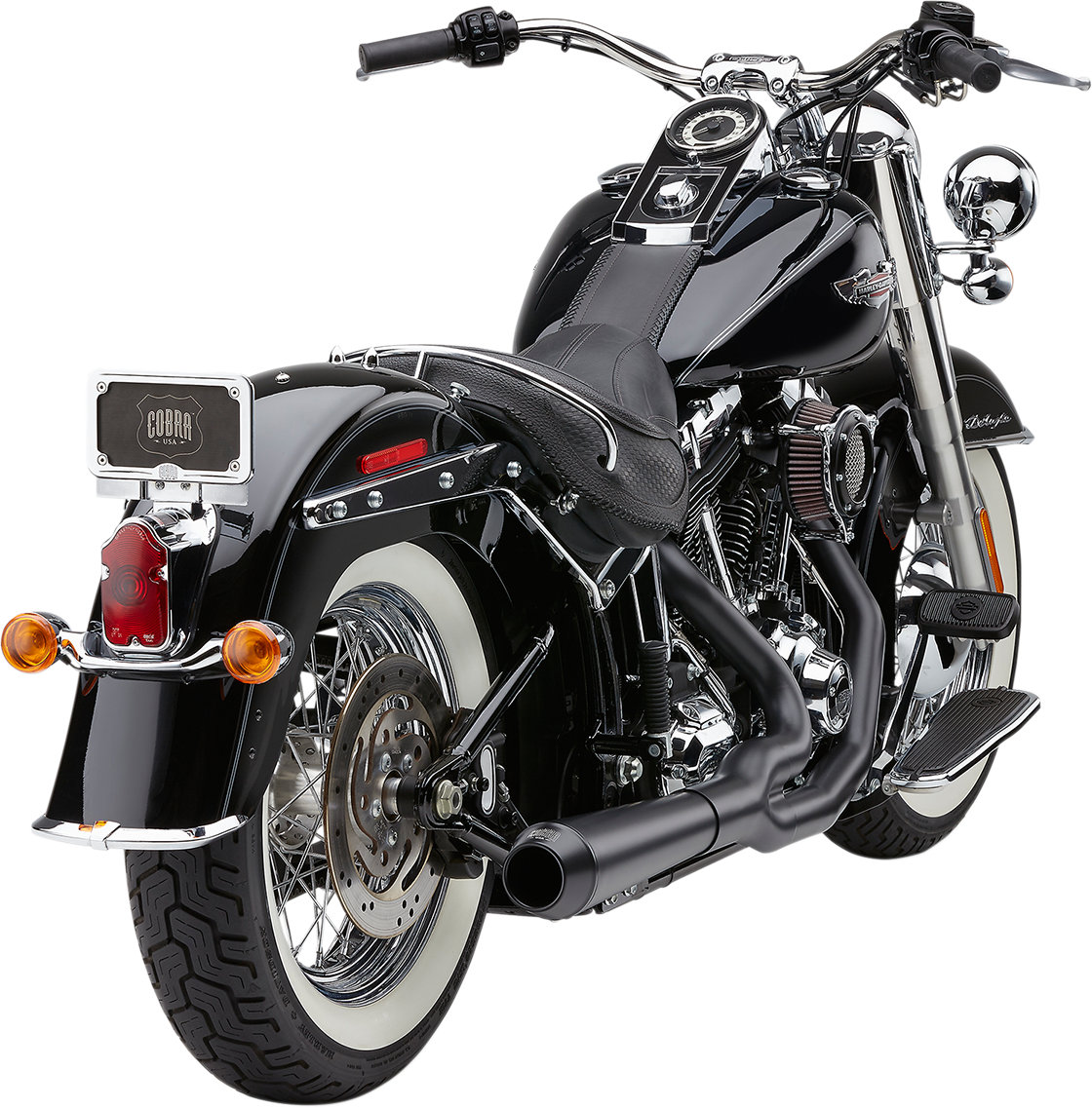 El Diablo Exhaust - Black - '12-'17 Softail