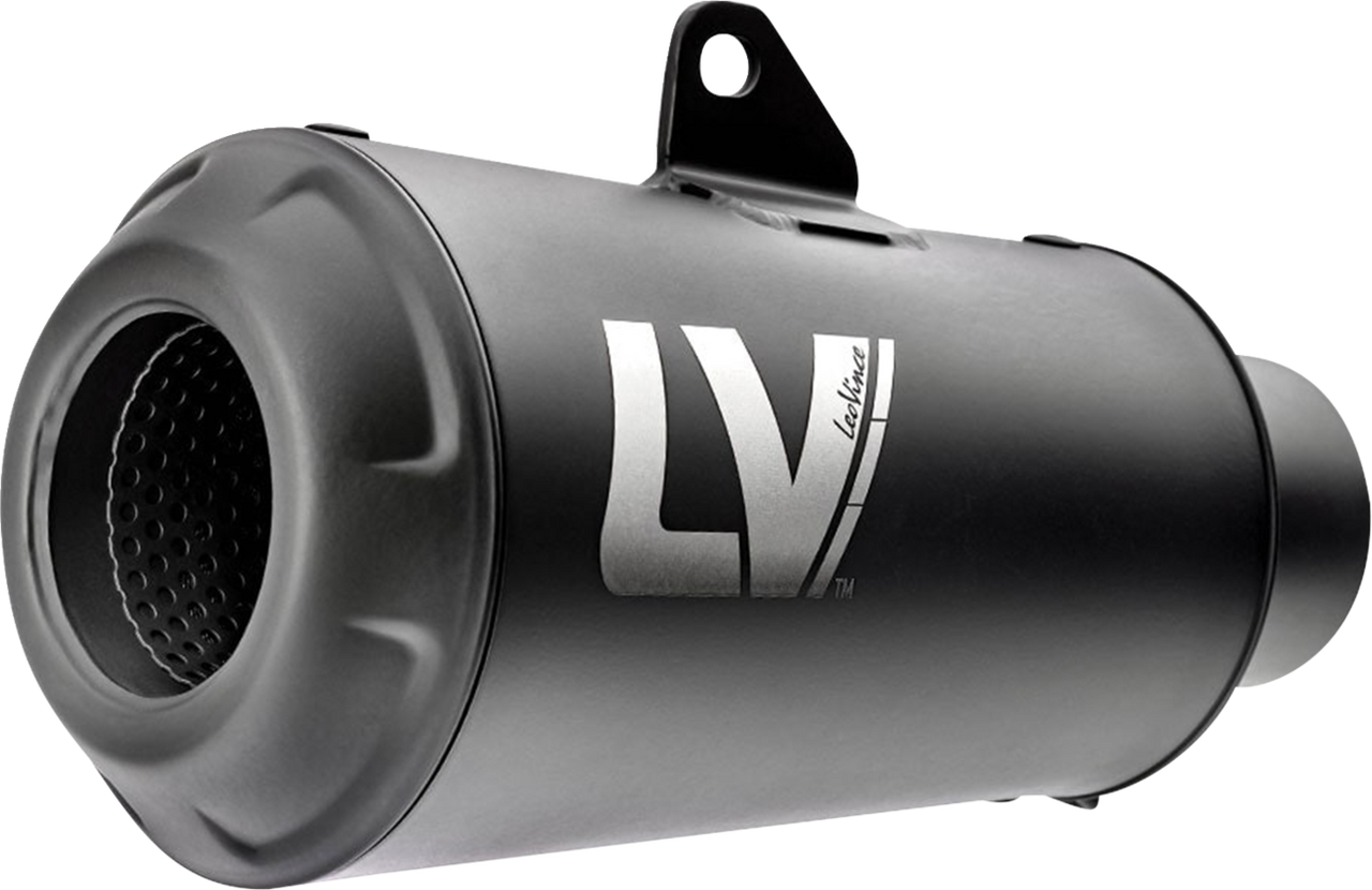 LV-10 Slip-On Muffler - Full Black - 1811-4257