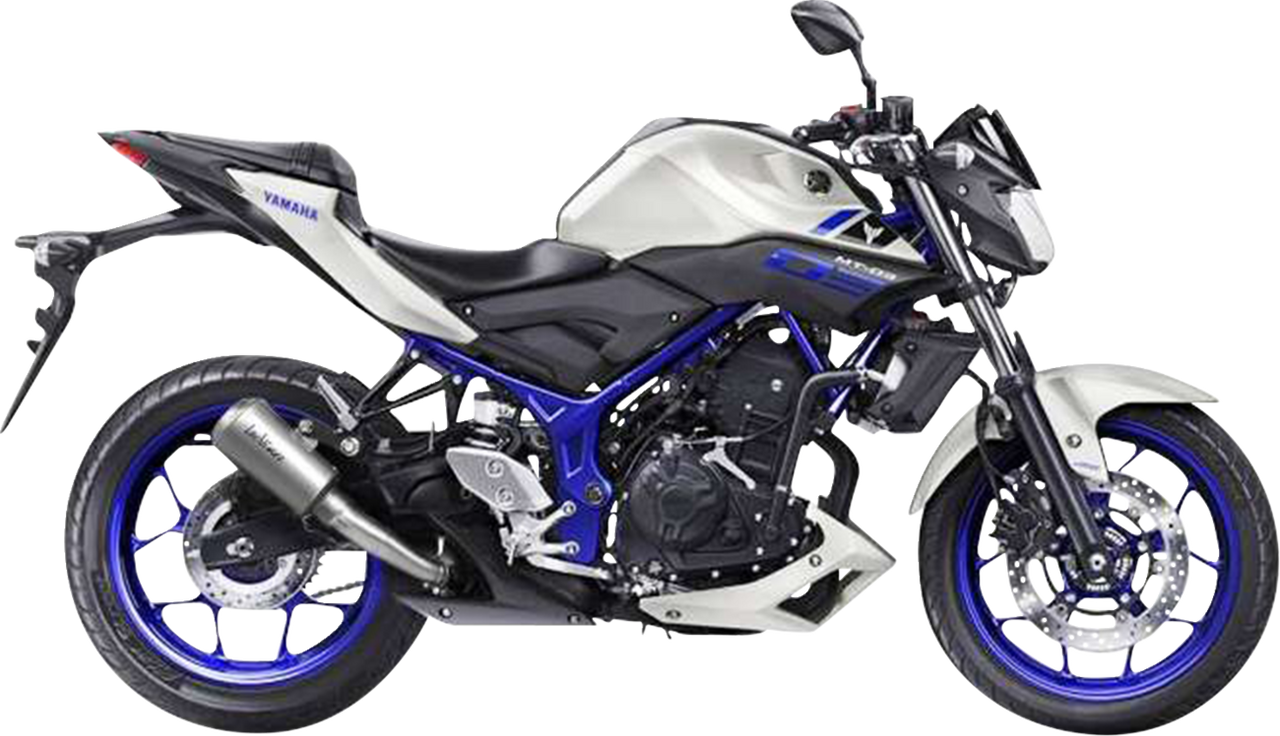 LV-10 Slip-On Muffler - YZF-R3 - Stainless Steel