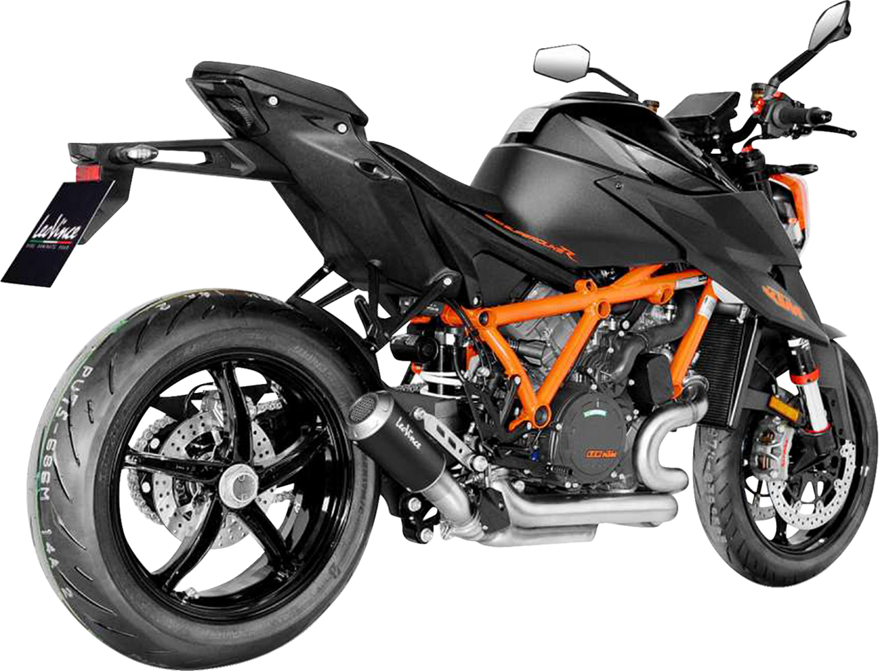 LV-10 Slip-On Muffler - Black Stainless Steel - 1811-4127