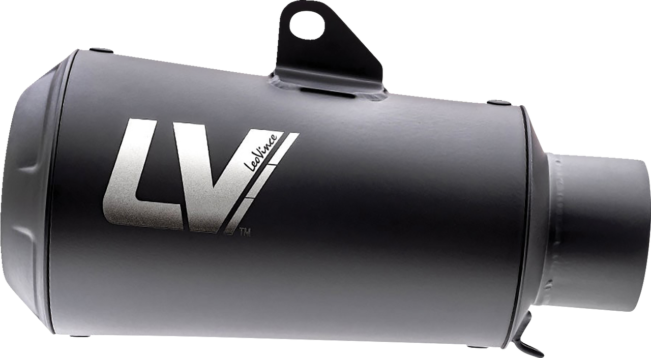 Universal LV-10 Slip-On Muffler - Full Black