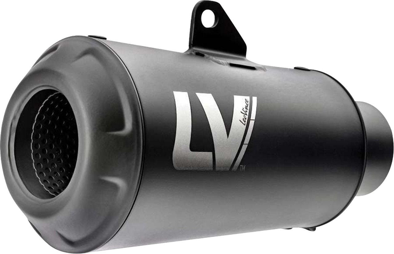 Universal LV-10 Slip-On Muffler - Full Black