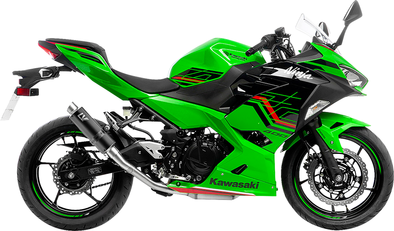 GP Corsa Slip-On Muffler - Black Edition - Ninja/Z 400