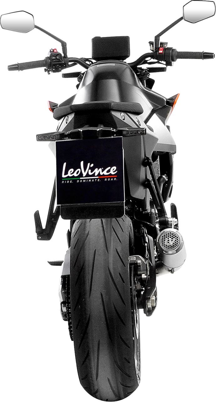 LV Corsa S Slip-On Muffler - Titanium - KTM 990 Duke