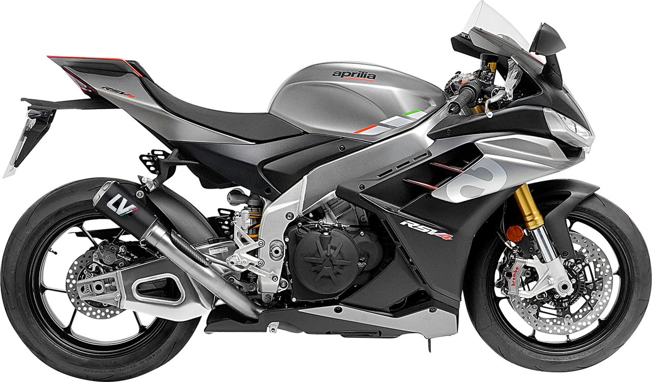 LV-10 Slip-On Muffler - Carbon Fiber