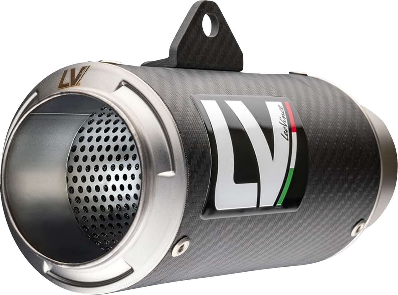 LV Corsa Slip-On Muffler - Carbon - 1811-4492