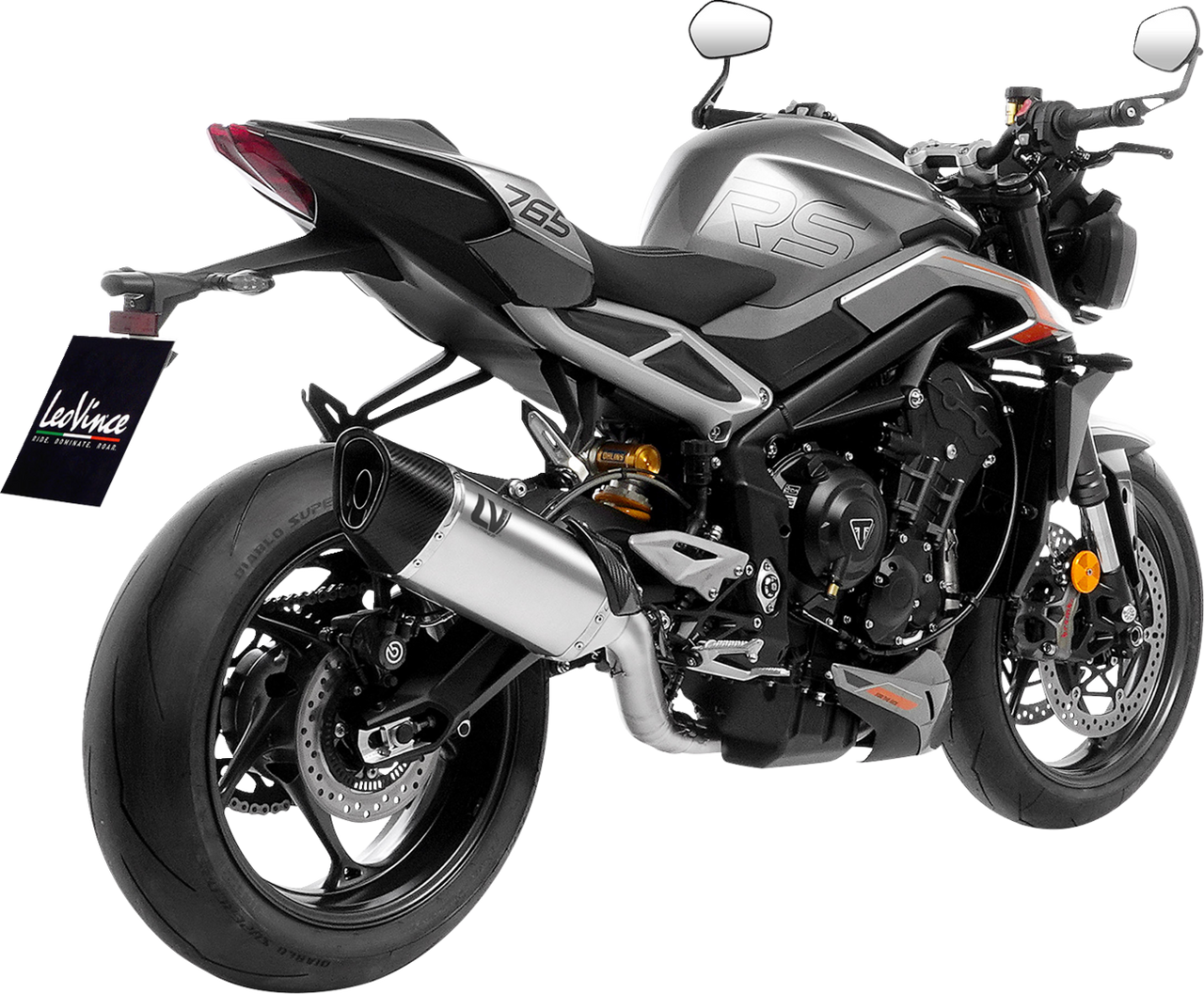 LV-14 R Exhaust System - Titanium - Triumph Street Triple 765