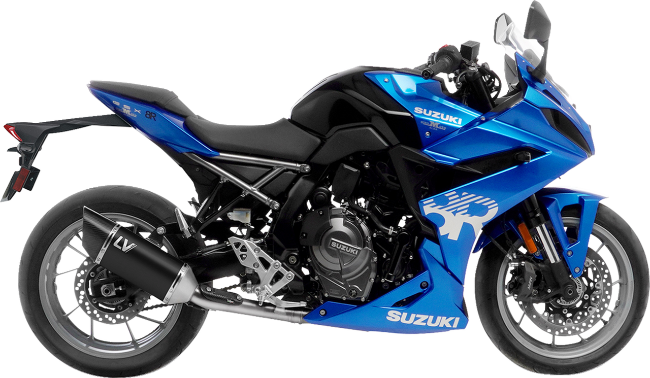 LV-14 R Exhaust System - 2-into-1 - Black Edition - GSX-8RS