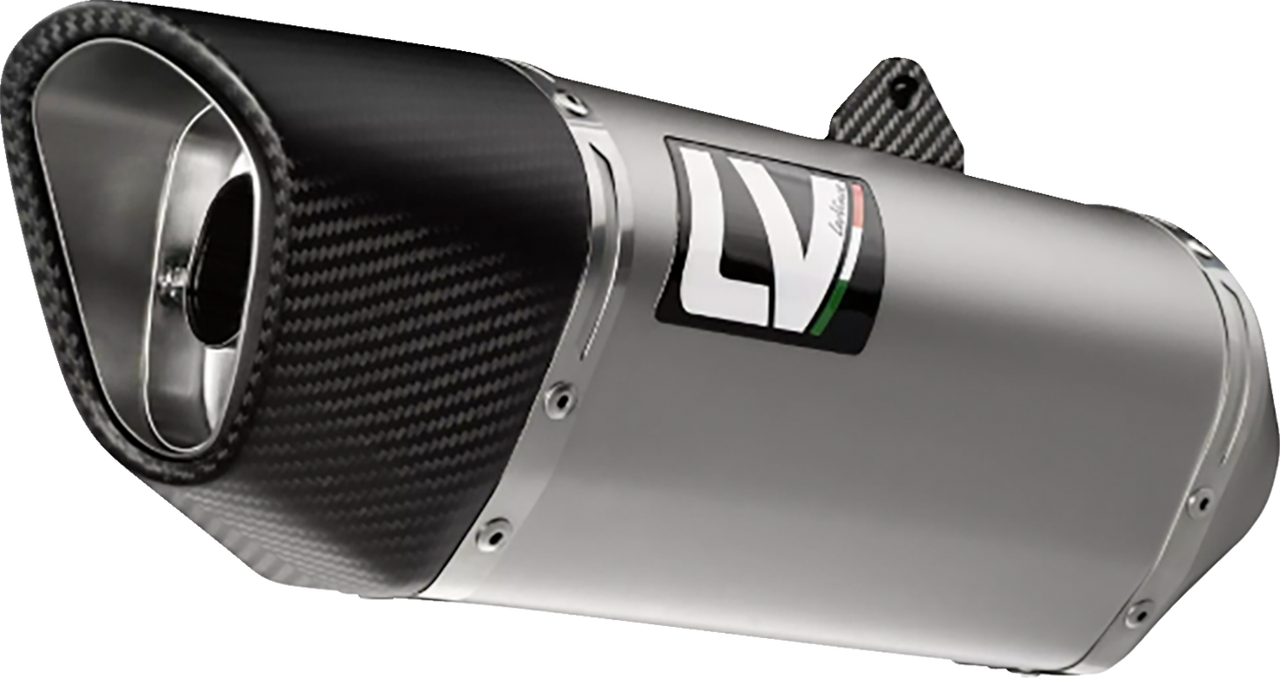 LV-14 R Slip-On Muffler - Stainless Steel - Honda CB 750 Hornet