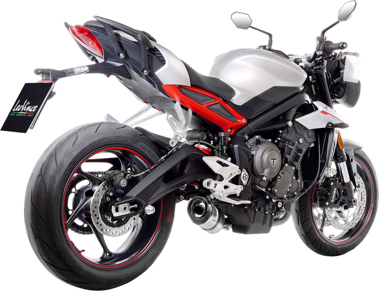 LV One Evo Muffler - Stainless Steel - Street Triple 765