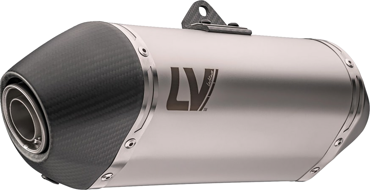 LV-14 Slip-On Muffler - Stainless Steel - XL 750 Transalp