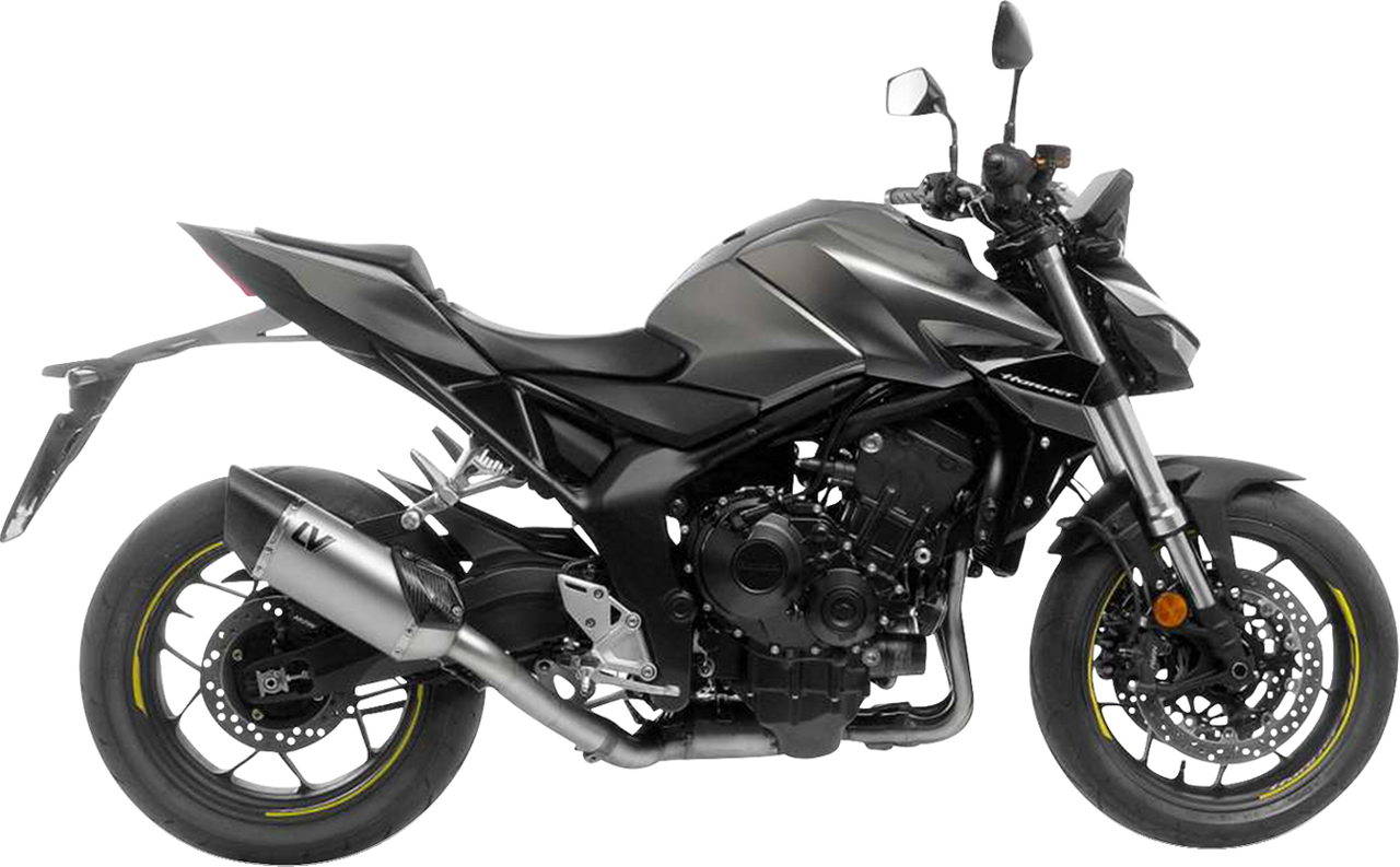 LV-14 R Slip-On Muffler - Stainless Steel - Honda CB 1000 Hornet