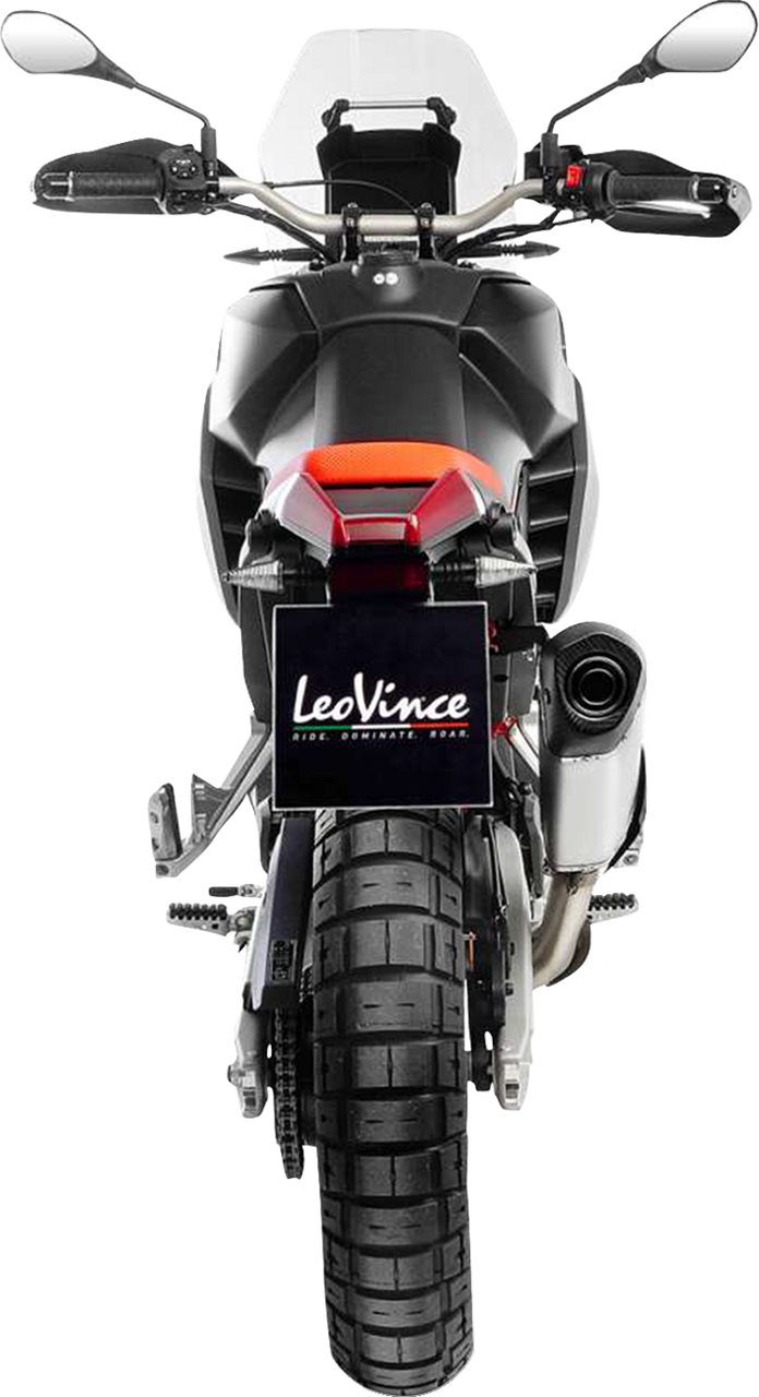 LV-14 Slip-On Muffler - Stainless Steel - Aprilia Tuareg 660