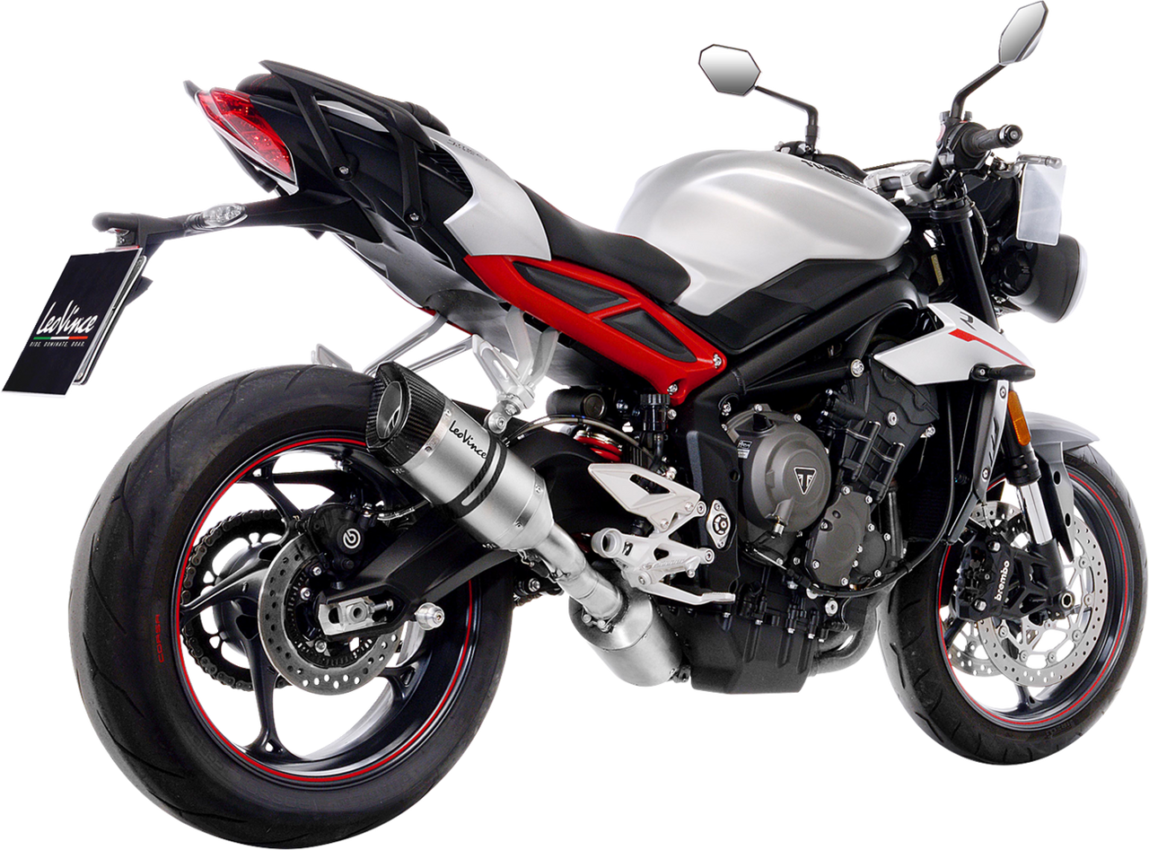 LV Pro Muffler - Stainless Steel - Street Triple 765