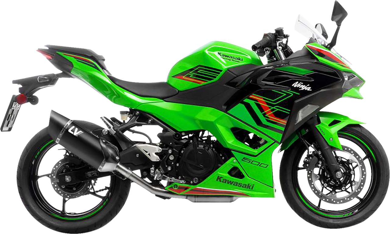 LV-14 R Slip-On Muffler - Black Edition - Z/Ninja 400/500