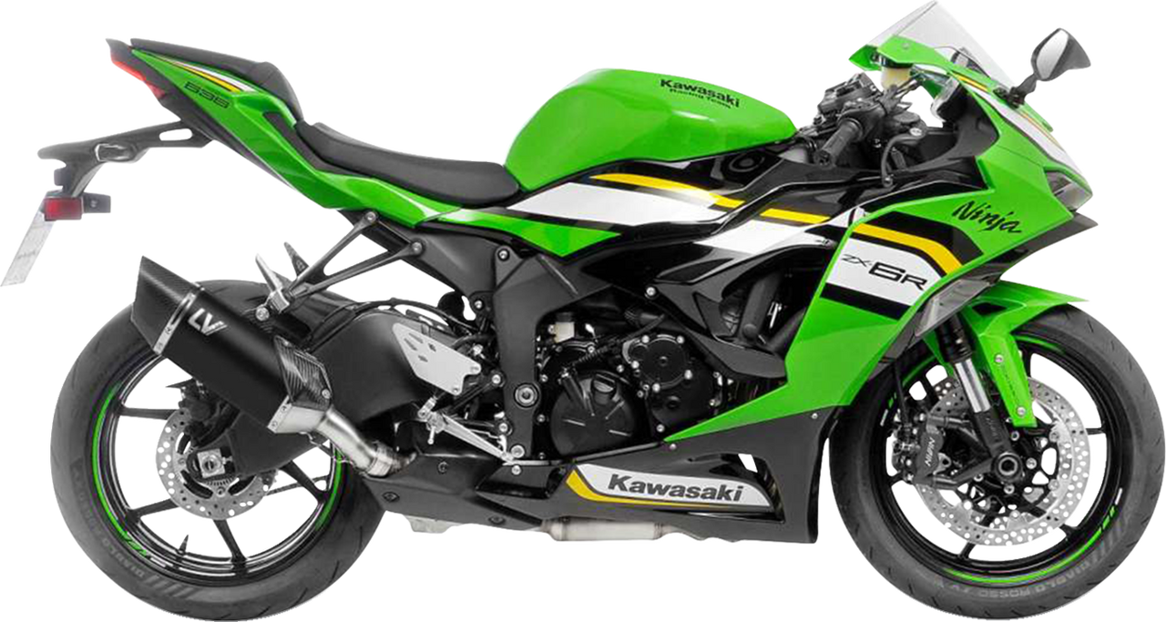 LV-14 R Black Edition Slip-On Muffler - Kawasaki ZX-6R