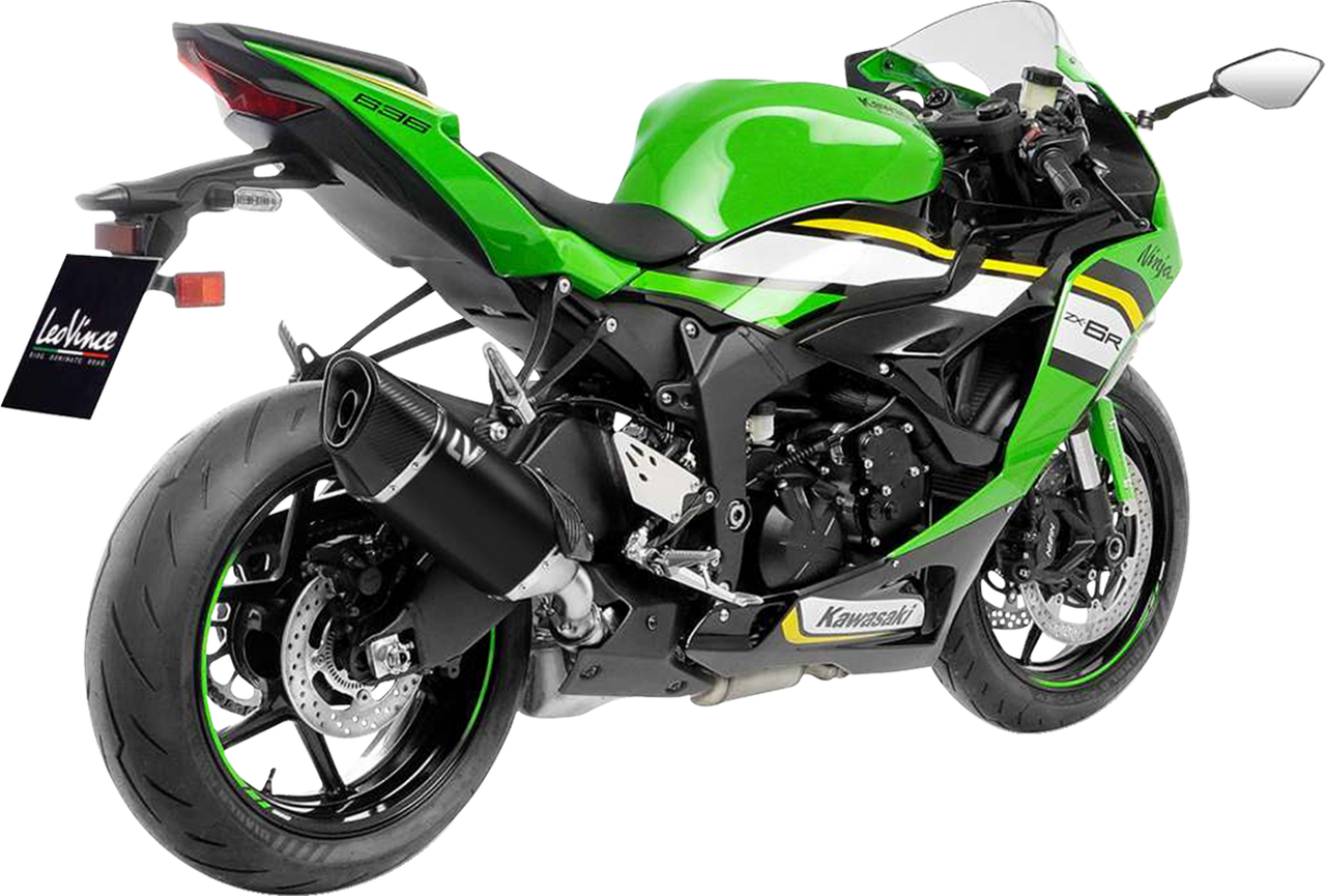 LV-14 R Black Edition Slip-On Muffler - Kawasaki ZX-6R