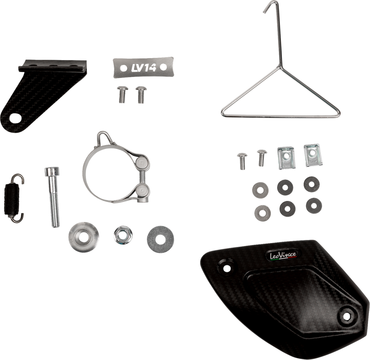 LV-14 R Slip-On Muffler - Titanium - Kawasaki Ninja 400/500