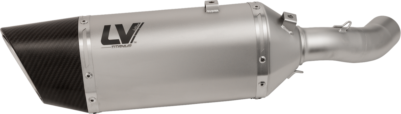 LV-14 R Slip-On Muffler - Titanium - Kawasaki Z 900