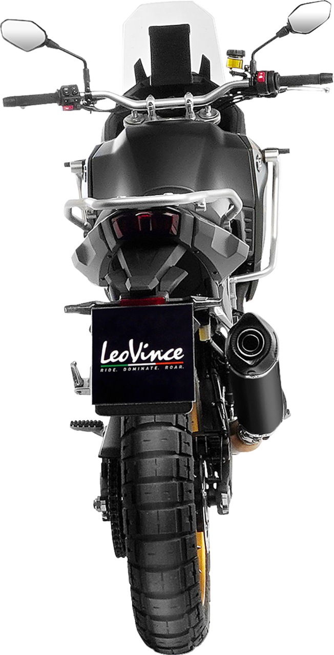 LV One Slip-On Muffler - Black Stainless Steel