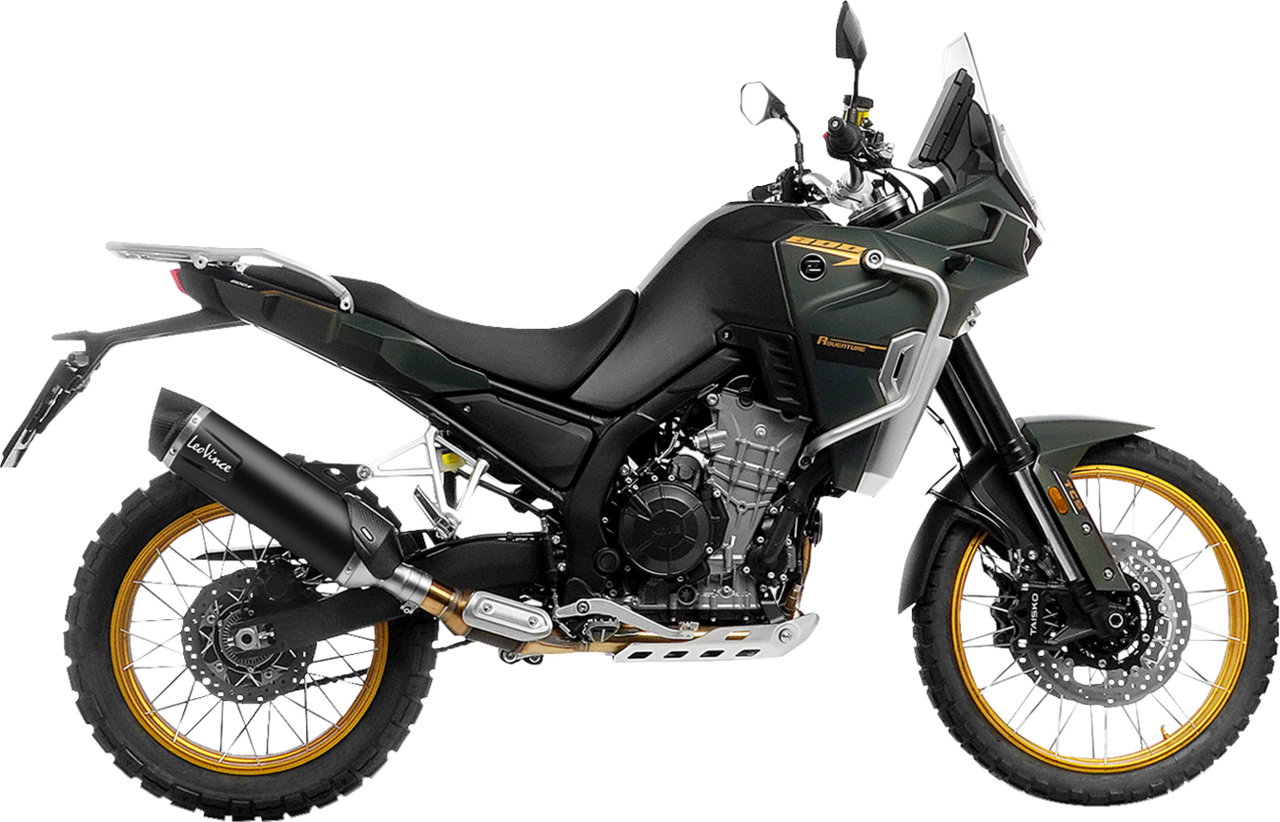 LV One Slip-On Muffler - Black Stainless Steel