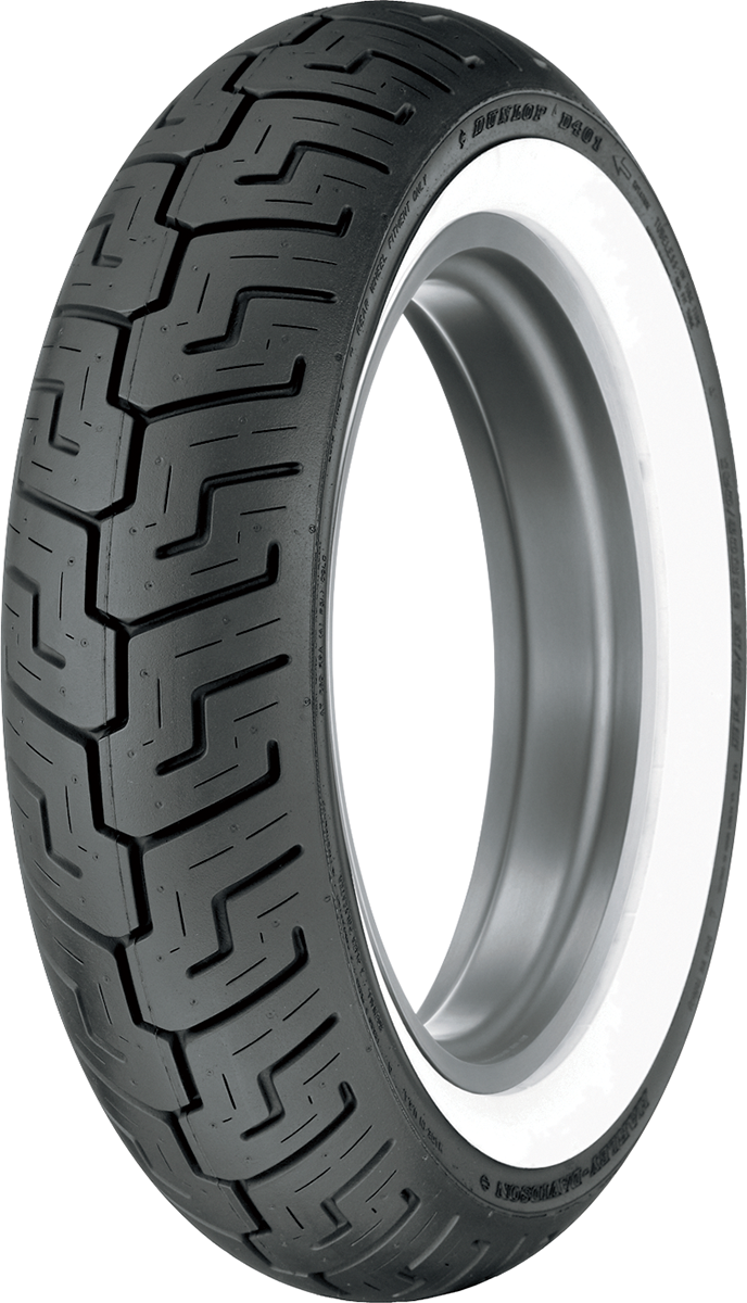 Tire - D401 - Rear - 150/80B16 - Wide Whitewall - 71H | Dunlop