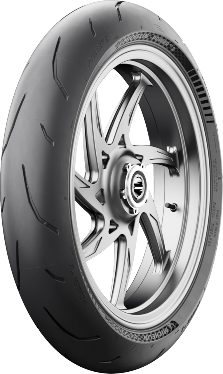 Tire - Power GP2 - Front - 120/70ZR17 - (58W) | Michelin