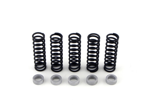 <p>Give your ZX-14 the clutch strength it deserves with Brock&rsquo;s Clutch Spring Kit. Built from valve-spring quality steel, these springs are shot-peened and stress-relieved to handle the punishing heat and torque of high-power drag-style launches. Unlike typical industry springs, Brock&rsquo;s are engineered to deliver millions of trouble-free, sag-free cycles for unmatched consistency.</p>
<p>This kit includes 5 heavy duty springs paired with .280&Prime; thick aluminum spacers, providing a significant increase in spring pressure. The result is firmer engagement, longer clutch life, improved MPH, and the elimination of &ldquo;spongy&rdquo; lever feel&mdash;perfect for riders demanding maximum performance.</p>
<p><strong>FEATURES</strong></p>
<ul>
<li>Extends clutch life and increases MPH</li>
<li>Provides firmer lever feel, reduces sponginess</li>
<li>Manufactured from valve-spring quality steel</li>
<li>Shot-peened and stress-relieved for superior durability</li>
<li>Increases lever pressure by approximately 30%</li>
</ul>
<p><strong>KIT INCLUDES</strong></p>
<ul>
<li>(5) Heavy Duty Springs</li>
<li>(5) .280&Prime; Thick Aluminum Spacers</li>
</ul>
