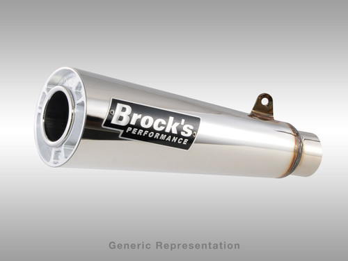<ul>
<li>14" megaphone muffler</li>
<li>Show-polished finish</li>
<li>High flow flange kit</li>
<li>Maximized power gains on stock and modified engines</li>
<li>2.25" outlet removable baffle</li>
<li>Larger diameter outlet provides increased exhaust flow</li>
<li>Distinctive look/aggressive sound<br />(2.25&rdquo; optional noise reduction insert sold separately)</li>
<li>No fairing modifications required</li>
<li>Aerospace quality, ultra lightweight stainless construction</li>
<li>Includes (Emissions/PAIR) Block Off Cap and instructions for decel-pop reduction</li>
<li>3oz. tube of <a style="color: blue;" href="%%GLOBAL_ShopPathSSL%%/permatex-ultra-copper-3oz/" target="_blank">Permatex Ultra Copper&reg;</a> supplied with purchase</li>
<li>Includes Brock&rsquo;s lifetime direct support package <em>at no additional charge</em></li>
<li>Select from increased drivability/fuel mileage (pump gas) or race-proven (race fuel) track maps via our <a style="color: blue;" href="https://blog.brocksperformance.com/category/map-support/" target="_blank">map support program</a> <em>at no additional charge</em></li>
<li><a style="color: blue;" href="%%GLOBAL_ShopPathSSL%%/product_images/uploaded_images/Logo_Plates_Article_Page_Display.jpg" target="_blank">Click here to view logo plate color options</a></li>
<li><a style="color: blue;" href="%%GLOBAL_ShopPathSSL%%/content/Instructions/ZX10R_ZX12R/993210.pdf" target="_blank">Click here to view installation instructions</a></li>
<li><a style="color: blue;" href="%%GLOBAL_ShopPathSSL%%/content/Instructions/ZX10R_ZX12R/996382.pdf" target="_blank">Click here for PAIR block-off instructions</a></li>
</ul>
<div class="moretab" data-title="Product Details">
<p><strong>ShortMeg 2&trade; Full Exhaust System</strong></p>
<p>The ShortMeg 2&trade; offers a full through 2.25&rdquo; diameter secondary section for increased exhaust flow and builds upon the legendary, race-proven performance of the original ShortMeg&trade;, while adding a distinctive look and deeper exhaust tone. This system is a must for the sportbike owner who&rsquo;s never quite satisfied with factory power.</p>
<p>Manufactured to stringent specifications, Brock personally designed and hand-tuned the ShortMeg 2&trade; full exhaust system to find the ideal balance of performance and attitude for the stock to highly modified sportbike. The ShortMeg 2&trade; exhaust system stands as the benchmark of cutting edge power, design, and style.</p>
</div>