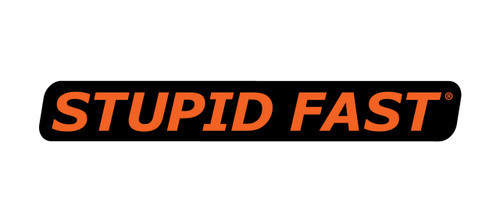<div class="Description_Overview"><br /> <ul class="standard_ul"> <li>Stupid Fast&reg; logo</li> <li>4.25" x .60"</li> <li>Self-adhesive sticker</li> </ul> </div>