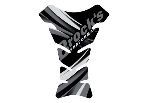 <div class="Description_Overview"><br />
<ul class="standard_ul">
<li>Strong adhesive vinyl tank protector</li>
<li>Black tank pad with Brock's Performance logo</li>
<li>Easy to install and gives your tank a custom look</li>
<li>Unique 3D gloss gel guaranteed not to bubble or yellow</li>
<li>Offers protection against leathers and zipper rub</li>
<li>Tank pad size: 7.90 in (height) / 5.90 in (width)</li>
<li>Universal design fits most motorcycles</li>
</ul>
</div>