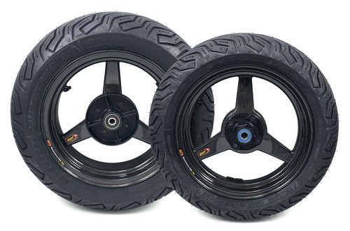 <p><strong>Package Contents Include:</strong></p>
<ul>
<li><a href="%%GLOBAL_ShopPathSSL%%/bst-front-wheel-2-75-x-12-for-honda-grom-msx125-14-19-and-monkey-2019-w-abs/" target="_blank"><span style="color: blue;">2.75" x 12" BST Carbon Fiber Front Wheel</span></a></li>
<li><a href="%%GLOBAL_ShopPathSSL%%/bst-rear-wheel-3-5-x-12-oem-size-for-honda-grom-msx125-14-19-and-monkey-2019/" target="_blank"><span style="color: blue;">3.5" x 12" BST Carbon Fiber Rear Wheel</span></a></li>
<li><a href="%%GLOBAL_ShopPathSSL%%/michelin-city-grip-2-120-70-12/" target="_blank"><span style="color: blue;">Michelin City Grip 2 120/70-12</span></a></li>
<li><a href="%%GLOBAL_ShopPathSSL%%/michelin-city-grip-2-130-70-12/" target="_blank"><span style="color: blue;">Michelin City Grip 2 130/70-12</span></a></li>
<li>Mount and Balance Tires</li>
<li>Nitrogen Inflation</li>
</ul>
<p><strong>BST Wheel Info:</strong></p>
<ul>
<li><span style="color: #666666; font-weight: bold;">SIZE :</span> Front - 2.75" x 12" / Rear - 3.5" x 12"</li>
<li><span style="color: #666666; font-weight: bold;">WEIGHT :</span> Front - 3.6 lb. (1.63 kg) / Rear - 4.05 lb. (1.83 kg)<br /> Add 0.35 lb. (0.158 kg) with Worldwide Bearings ceramic bearings<br /> Add 0.45 lb. (0.204 kg) with Worldwide Bearings steel bearings <br /> <em>OEM Wheel Weights: Front - 5.8 lb. / Rear - 6.9 lb.</em></li>
<li><span style="color: #666666; font-weight: bold;">STATIC LOAD RATING :</span> Front: 198 lb. (90 kg) / Rear: 198 lb. (90 kg)<br /> <a style="color: red;" href="http://blog.brocksperformance.com/bst-wheel-load-rating-information/" target="_blank"><strong>Click Here: Important Load Rating Safety Information</strong></a></li>
<li><span style="color: #666666; font-weight: bold;">MATERIALS :</span> Carbon fiber and aluminum</li>
<li><span style="color: #666666; font-weight: bold;">STYLE :</span> Straight, three-spoke configuration</li>
<li><span style="color: #666666; font-weight: bold;">VALVE STEMS :</span> BST Ultra-High-Speed (UHS) 90-degree, aluminum stems and caps</li>
<li><span style="color: #666666; font-weight: bold;">APPROVALS :</span> DOT E and JWL for street and track use</li>
<li><span style="color: #666666; font-weight: bold;">FITMENT :</span> Direct OEM replacement - uses OEM sprocket, sprocket carrier, cush-drive rubbers and brake discs</li>
<li><span style="color: #666666; font-weight: bold;">FRONT BRAKE ROTOR :</span> 5 Bolt</li>
<li><span style="color: #666666; font-weight: bold;">WARRANTY :</span> 2 Years</li>
</ul>
<div class="moretab" data-title="Product Details">
<p><iframe src="https://store-415rnuyx4g.mybigcommerce.com/content/Descriptions/BST_Wheels_Product_Details_Tab.html" width="575" height="500" frameborder="0"></iframe></p>
</div>
<div class="moretab" data-title="Technical">
<p><iframe src="https://store-415rnuyx4g.mybigcommerce.com/content/Descriptions/BST_Wheels_Technical_Tab.html" width="575" height="500" frameborder="0"></iframe></p>
</div>