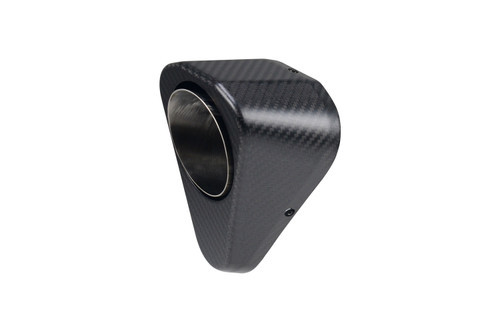 <ul> <li>Replacement carbon fiber exhaust tip</li> <li>Compatible with Penta-Carbon mufflers</li> <li>Includes necessary rivets for installation</li> <li>NOT compatible with CT Series mufflers</li> </ul>