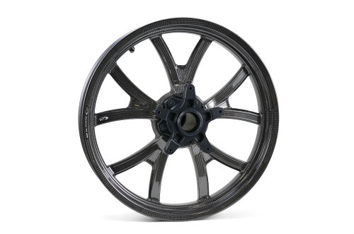 <ul> <li><span style="color: #666666; font-weight: bold;">SIZE :</span> 3.5" x 19"</li> <li><span style="color: #666666; font-weight: bold;">BRAKE ROTOR PCD :</span> 5 x 6.7&rdquo; (170mm) &ndash; &ldquo;Spoke Mounted&rdquo;</li> <li><span style="color: #666666; font-weight: bold;">WEIGHT :</span> 10.45 (4.74 kg)<br /> Add 0.60 lb. (0.272 kg) with Worldwide Bearings ceramic bearings<br /> Add 0.65 lb. (0.295 kg) with Worldwide Bearings steel bearings</li> <li><span style="color: #666666; font-weight: bold;">STATIC LOAD RATING :</span> 518 lb. (235 kg)<br /> <a style="color: red;" href="http://blog.brocksperformance.com/bst-wheel-load-rating-information/" target="_blank"><strong>Click Here: Important Load Rating Safety Information</strong></a></li> <li><span style="color: #666666; font-weight: bold;">MATERIALS :</span> Carbon fiber and aluminum</li> <li><span style="color: #666666; font-weight: bold;">STYLE :</span> Five curved, split-spoke configuration</li> <li><span style="color: #666666; font-weight: bold;">VALVE STEMS :</span> BST Ultra-High-Speed (UHS) 90-degree, aluminum stems and caps</li> <li><span style="color: #666666; font-weight: bold;">APPROVALS :</span> DOT E and JWL for street and track use</li> <li><span style="color: #666666; font-weight: bold;">FITMENT :</span> Direct OEM replacement&nbsp;</li> <li><span style="color: #666666; font-weight: bold;">TPMS :</span> Compatible with OEM TPMS sensor assembly (see 'Fitment' tab for more info)</li> <li><span style="color: #666666; font-weight: bold;">WARRANTY :</span> 2 Years</li> <li><span style="color: #666666; font-weight: bold;">COMPLETE YOUR BUILD :</span> <a style="color: blue;" href="%%GLOBAL_ShopPathSSL%%/carbon-fiber-19-oem-style-front-fender-h-d-touring-models-14-23/" target="_blank"> Carbon fiber 19" OEM style front fenders available here</a></li> </ul> <p><strong>For Harley-Davidson models equipped with factory ABS:</strong> When altering the diameter of the front wheel, the wheel speed sensor needs to be recalibrated to prevent loss of braking.</p> <p><a href="%%GLOBAL_ShopPathSSL%%/content/BST_Drawings/33014_7000_HD_Engineered_Drawings.pdf" target="_blank"><img src="https://cdn11.bigcommerce.com/s-415rnuyx4g/product_images/uploaded_images/images/HD_Engineering_Drawing_Th.jpg" alt="" width="415px" height="50px" align="left" /></a></p> <div class="moretab" data-title="Fitment"> <p><strong>TPMS Note:</strong> For bikes equipped with a factory TPMS system, the BST valve stem must be removed and replaced with the TPMS sensor assembly from the OEM wheel. Alternatively, a new TPMS sensor assembly can be purchased through a dealer and installed, allowing you to retain the TPMS functionality of the OEM wheel.</p> <p><strong>Brake Rotor Note:</strong> Before purchasing wheels for Harley-Davidson Touring models, due to variations in the OEM wheels equipped on each model, please verify the brake rotor mounting size. Models equipped with 7-bolt rotors (Agitator / Slicer / Chisel) will still be compatible with the purchase of aftermarket rotors. See Brake Rotor pitch circle diameter (PCD) on the description tab to see what rotor fits this wheel. For CVO models look over the engineered drawing to verify fitment.</p> </div> <div class="moretab" data-title="Product Details"> <p><iframe src="https://store-415rnuyx4g.mybigcommerce.com/content/Descriptions/BST_Wheels_Product_Details_Tab.html" width="575" height="500" frameborder="0"></iframe></p> </div> <div class="moretab" data-title="Technical"> <p><iframe src="https://store-415rnuyx4g.mybigcommerce.com/content/Descriptions/BST_Wheels_Technical_Tab.html" width="575" height="500" frameborder="0"></iframe></p> </div>