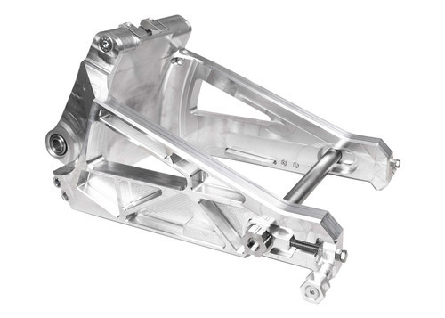 <ul>
<li>Natural finish performance swingarm</li>
<li>CNC machined from billet aluminum</li>
<li>Designed for stability and control while shedding 10% of the OEM arm weight</li>
<li>Compatible with (18-26) Softail models</li>
<li>Includes an upgraded 25mm axle and bearings</li>
<li><strong>Applications utilizing a lowered rear suspension setup require custom machining of the drive belt slot</strong></li>
<li><strong>OEM axial mounted calipers do not fit</strong></li>
<li><strong>108mm radial caliper mount included for aftermarket caliper installation</strong></li>
<li>108mm aftermarket radial calipers available <a style="color: blue;" href="%%GLOBAL_ShopPathSSL%%/v-twin/brakes/brake-calipers/caliper-singles/" target="_blank">here</a></li>
<li><a style="color: blue;" href="%%GLOBAL_ShopPathSSL%%/content/Bitubo/Instructions/Vitys_Design_Softail_Swingarm_Assembly_Diagram_Revised.pdf" target="_blank">Click here to view swingarm schematic and torque specs</a></li>
</ul>
<p><em>Installation should be performed following the OEM Harley-Davidson Service Manual and torque specifications</em></p>
<div class="moretab" data-title="About Vity's Design">
<p>Vity's goal is to dedicate the highest effort we possibly can into our original, custom designed products for your beloved Harley Davidson. Quality and customer satisfaction is imperative to us. We also love our heritage that helped us greatly in the process of creating this brand. Italian craftsmanship at its best.</p>
<p>Vity&rsquo;s Design showcases the natural beauty of CNC machining in most products by intentionally omitting final finishing processes such as tumbling, stonewashing, burnishing, or polishing.</p>
<p>The following quote from Vity's Design Founder, Matteo Vitali is translated from Italian: "From the incredible passion for Harley Davidson, my every single iron take shape. From a deep and meticulous study of materials, shapes and color, my accessories come to life."</p>
</div>
