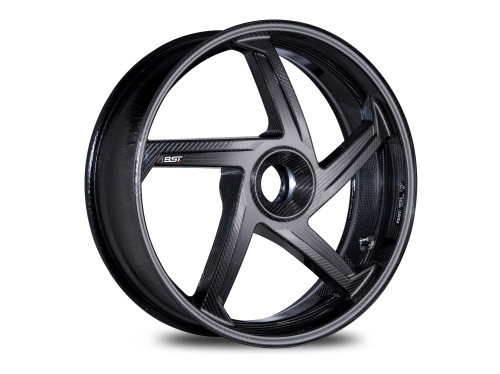 <ul>
<li><span style="color: #666666; font-weight: bold;">SIZE :</span> 6" x 17"</li>
<li><span style="color: #666666; font-weight: bold;">WEIGHT :</span> 5.05 lb. (2.29 kg)</li>
<li><span style="color: #666666; font-weight: bold;">STATIC LOAD RATING :</span> 617 lb. (280 kg)<br /><a style="color: red;" href="http://blog.brocksperformance.com/bst-wheel-load-rating-information/" target="_blank"><strong>Click Here: Important Load Rating Safety Information</strong></a></li>
<li><span style="color: #666666; font-weight: bold;">MATERIALS :</span> Carbon fiber and aluminum</li>
<li><span style="color: #666666; font-weight: bold;">STYLE :</span> Slanted, five-spoke configuration</li>
<li><span style="color: #666666; font-weight: bold;">VALVE STEMS :</span> BST Ultra-High-Speed (UHS) 90-degree, aluminum stems and caps</li>
<li><span style="color: #666666; font-weight: bold;">APPROVALS :</span> DOT E and JWL for street and track use</li>
<li><span style="color: #666666; font-weight: bold;">FITMENT :</span> Monster 1200 (2014- up), 1098 (R/RS/S/S Tricolore), 1098 Streetfighter, 1198, Multistrada (07-21), Multistrada V4 (21-24) with single-sided swingarm, 1198RS, Panigale 1199 incl ABS Version, Panigale 1299 / V4&nbsp;(18-24) / V2, Streetfighter V4 / V2, Supersport 950/S (21-24)</li>
<li><span style="color: #666666; font-weight: bold;">TIRE MOUNTING :</span> <a style="color: red;" href="%%GLOBAL_ShopPathSSL%%/content/brocknm/PDFS/BST_Tire_Fitment_Procedure_9004_Series_Wheels.pdf" target="_blank"><strong>Click Here: Important Tire Mounting Procedure Information</strong></a></li>
<li><span style="color: #666666; font-weight: bold;">WARRANTY :</span> 2 Years</li>
</ul>
<p><strong><a style="color: blue;" href="%%GLOBAL_ShopPathSSL%%/content/brocknm/PDFS/BST_Star_TEK_Technical_Bulletin_2024_Rev2.pdf" target="_blank">Technical Bulletin for Star TEK Wheels (PDF)</a></strong></p>
<div class="moretab" data-title="Product Details">
<p><iframe src="%%GLOBAL_ShopPathSSL%%/content/Descriptions/BST_Wheels_Star_TEK_Product_Details_Tab.html" width="575" height="500" frameborder="0"></iframe></p>
</div>
<div class="moretab" data-title="Technical">
<p><iframe src="%%GLOBAL_ShopPathSSL%%/content/Descriptions/BST_Wheels_Star_TEK_Technical_Tab.html" width="575" height="500" frameborder="0"></iframe></p>
</div>