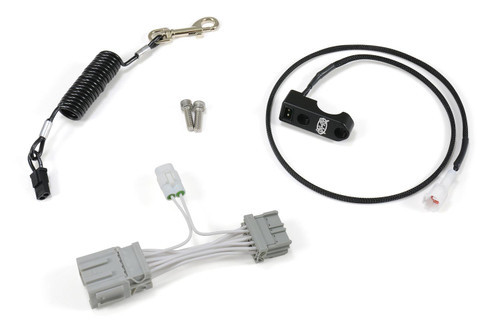 <p><strong>Brock's Performance Integrated Safety Kill Switch w/ Coiled Lanyard for Gen 2 (13-20) Hayabusa</strong></p>
<p>Whether you&rsquo;re a weekend cruiser or a hardcore racer, accidents can happen. Our XDA-approved, Integrated Safety Kill Switch, helps minimize secondary injuries by ensuring your bike doesn&rsquo;t become a hazard after a spill. The Brock's Performance Integrated Safety Kill Switch is lightweight, weatherproof, and installation is fast and easy. While most modern fuel-injected motorcycles are equipped with an OEM tip-over sensor, many race organizations require an additional wrist kill tether that can be quickly checked for functionality at pre-race safety inspection, before the bike is allowed to make a pass.</p>
<p>The Brock&rsquo;s Performance Team, in conjunction with the powersports kill switch industry experts, PMR Components have made sure that installation is quick, easy, and hassle-free!</p>
<p>Remove the front of the brake or clutch master cylinder clamp on the right or left handlebar (rider preference) and install the Safety Kill Switch in its place (torque included mounting screws to 7 ft-lbs.). Install the included wiring harness in line with the right switch assembly. The 8-pin gray connector is located over the left-side ram air tube. Run the Kill Switch lead wire along the OEM wire harness and plug it into the newly installed inline wiring harness. Secure the Kill Switch lead along the OEM wire harness using zip ties. Ensure the bike's handlebars can be moved from stop to stop without binding. Installation is now complete!</p>
<p><em>Remember: If you are going to be Stupid Fast... make sure you are Stupid Safe also!</em></p>
<ul>
<li>Simple plug-and-play installation</li>
<li>Includes complete kill tether, wiring harness, and handlebar mount with corrosion-free stainless hardware</li>
<li>Race-approved tether constructed of coiled/coated aircraft cable with metal retaining crimps</li>
<li>Strong corrosion-free all-metal snap hook</li>
</ul>