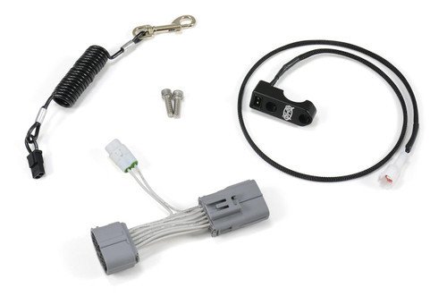 <p><strong>Brock's Performance Integrated Safety Kill Switch w/ Coiled Lanyard for Gen 3 Hayabusa</strong></p>
<p>Whether you&rsquo;re a weekend cruiser or a hardcore racer, accidents can happen. Our XDA-approved, Integrated Safety Kill Switch, helps minimize secondary injuries by ensuring your bike doesn&rsquo;t become a hazard after a spill. The Brock's Performance Integrated Safety Kill Switch is lightweight, weatherproof, and installation is fast and easy. While most modern fuel-injected motorcycles are equipped with an OEM tip-over sensor, many race organizations require an additional wrist kill tether that can be quickly checked for functionality at pre-race safety inspection, before the bike is allowed to make a pass.</p>
<p>The Brock&rsquo;s Performance Team, in conjunction with the powersports kill switch industry experts, PMR Components have made sure that installation is quick, easy, and hassle-free!</p>
<p>Remove the front of the brake or clutch master cylinder clamp on the right or left handlebar (rider preference) and install the Safety Kill Switch in its place (torque included mounting screws to 7 ft-lbs.). Install the included wiring harness in line with the right switch assembly located under the right-side dash panel. Run the Kill Switch lead wire along the OEM wire harness and plug it into the newly installed inline wiring harness. Secure the Kill Switch lead along the OEM wire harness using zip ties. Ensure the bike's handlebars can be moved from stop to stop without binding. Installation is now complete!</p>
<p><em>Remember: If you are going to be Stupid Fast... make sure you are Stupid Safe also!</em></p>
<ul>
<li>Simple plug-and-play installation</li>
<li>Includes complete kill tether, wiring harness, and handlebar mount with corrosion-free stainless hardware</li>
<li>Race-approved tether constructed of coiled/coated aircraft cable with metal retaining crimps</li>
<li>Strong corrosion-free all-metal snap hook</li>
</ul>
<p><strong>Note:</strong> NOT for use with a Brock's Performance Super Stock Box (Original, V2.0, V2.1, or V2.2); <a style="color: blue;" href="%%GLOBAL_ShopPathSSL%%/integrated-safety-kill-switch-w-coiled-lanyard-hayabusa-22-24-for-super-stock-box-applications-only/" target="_blank">see P/N: 932593</a></p>