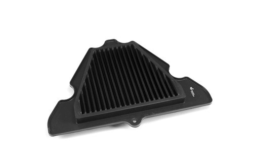 <ul>
<li>Single-layer water-resistant polyester</li>
<li>P08 F1-85 material currently used in MotoGP and WSBK</li>
<li>Highest existing permeability of any air filter on the market</li>
<li>Innovative polyester material allows for consistent airflow</li>
<li>Steel wire mesh with epoxy varnish finish</li>
<li>Patented PTFE (Teflon&trade;) treatment creates a water-resistant barrier</li>
<li>Optimized filter surface area provides more airflow, more power, and more filtration</li>
<li>Increased air permeability and filtration efficiency when compared to cotton air filters</li>
<li>Airflow: 15,000 l/m<sup>2</sup>/sec. / Filtration: 85&mu;m</li>
<li>Can be cleaned using only compressed air</li>
<li>Dry filter, no oil treatments required</li>
<li>Direct OEM replacement</li>
<li>1-year warranty</li>
<li><em>See technical tab for additional fitment listing</em></li>
</ul>
<div class="moretab" data-title="Product Details">
<p><iframe src="%%GLOBAL_ShopPathSSL%%/content/Descriptions/Sprint_Filter_Product_Details_Tab_P08F1_85.html" width="575" height="500" frameborder="0"></iframe></p>
</div>
<div class="moretab" data-title="Technical">
<p><strong>Fitment applications:</strong></p>
<ul>
<li>Ninja 1000 (11-13)</li>
<li>Ninja 1000 ABS (12-19)</li>
<li>Ninja 1000 SX (20-24)</li>
<li>Ninja 1100 SX (25-26)</li>
<li>Versys 1000 ABS (15-18)</li>
<li>Versys 1000 LT (15-18)</li>
<li>Versys 1000 SE LT+ (19-24)</li>
<li>Versys 1000 SE+ (2020)</li>
<li>Versys 1100 SE LT ABS (25-26)</li>
<li>KLZ Versys / S / SE (12-19)</li>
<li>Z1000 (10-20)</li>
<li>Z1000 ABS (10-13)</li>
<li>Z1000R (17-23)</li>
<li>Z1000SX (11-13)</li>
<li>Z1000SX ABS (11-13)</li>
<li>Z1000SX (17-19)</li>
<li>Bimota KB4 (21-26)</li>
<li>Bimota KB4RC (22-26)</li>
</ul>
<p><strong>OEM Reference:</strong> Kawasaki 110130712</p>
</div>